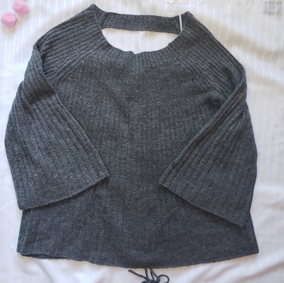 Lauren conrad laceup swing pullover sweater Large - Picture 6 of 7